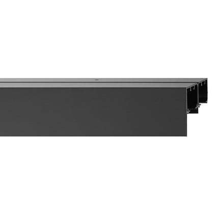 Bypass Sliding Door Hardware Kit, 8 ft, 2 Door, Aluminum Track