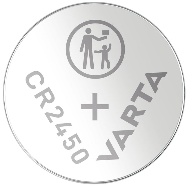 CR2450 3V Lithium Button cell battery 2-pack