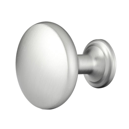 Cabinet Knobs 25 Pack, 28 mm Zinc Alloy, Nickel, Screws