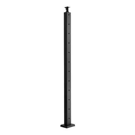 Cable Railing Post 4-Pack, 42 In, Pre-Drilled, 304 Steel