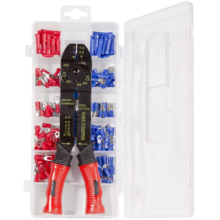 Cable lug pliers with the cable lug