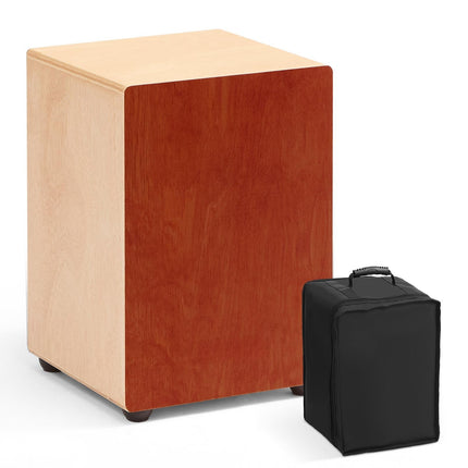Cajon Box Drum, Birch Wood, Internal Strings, Carry Bag