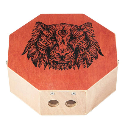 Cajon Drum, Birch Wood, Internal Strings, Strap, 11.6 In