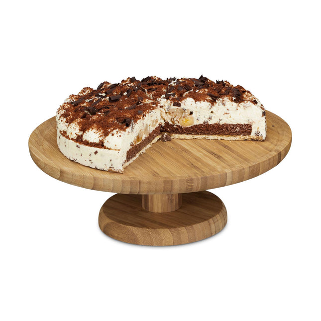 Farfurie de tort pe baza de bambus