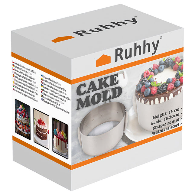 Cake tin/confectionery rim 20cm Ruhhy 24619