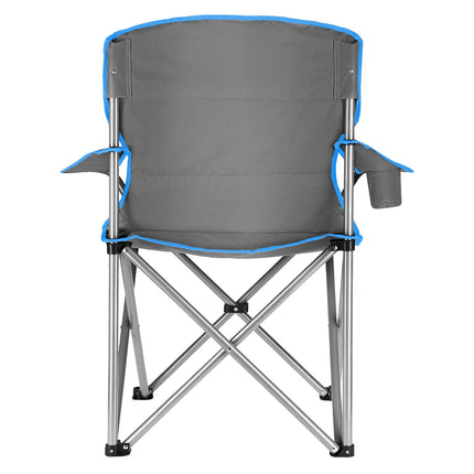 Scaun de camping, gri-albastru, pliabil, usor