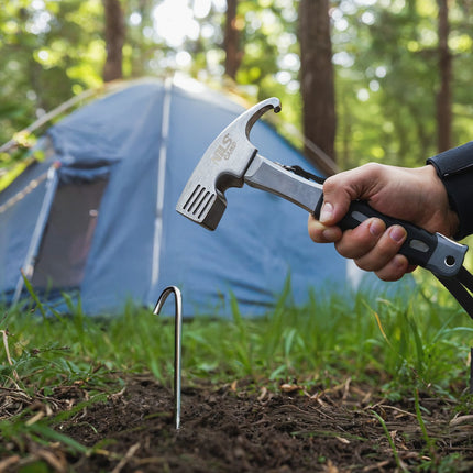 Ciocan de camping, oțel ușor, durabil