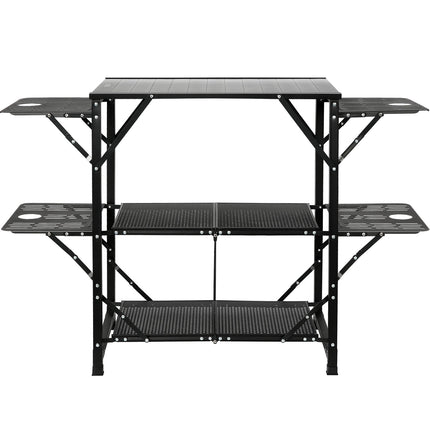 Camping Kitchen Table – Folding Cook Station With Carry Bag