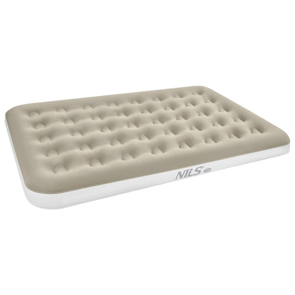 Saltea de camping, 191x137x22 cm, Bej