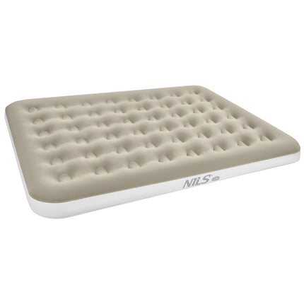 Saltea de camping, 203x152x22 cm, Bej