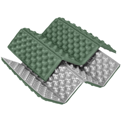Covoraș de camping, suport din aluminiu, 40 cm, verde