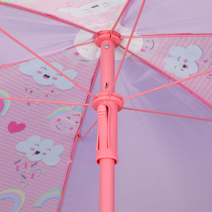 Camping Grup de locuri pentru copii cu umbrelă de soare