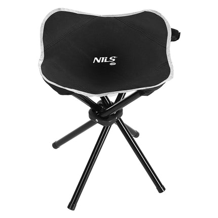 Scaun de camping, negru, pliabil, usor