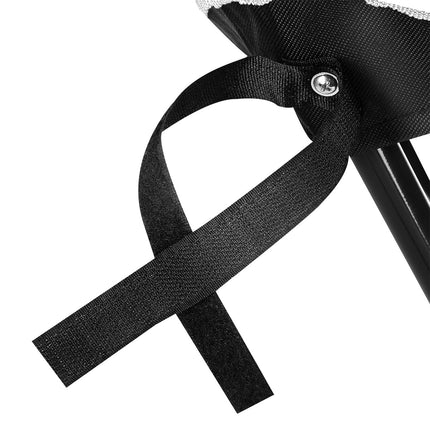 Scaun de camping, negru, pliabil, usor