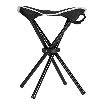 Scaun de camping, negru, pliabil, usor