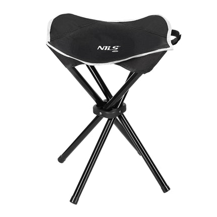 Scaun de camping, negru, pliabil, usor