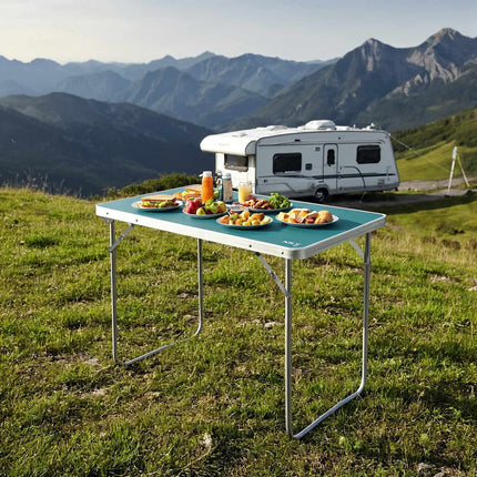 Masa Camping 80x60x70 cm, Albastra, Pliabila