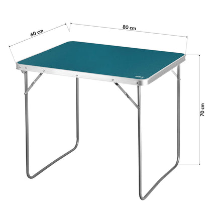 Masa Camping 80x60x70 cm, Albastra, Pliabila