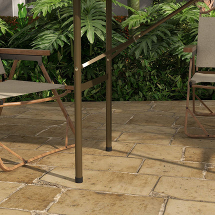 Masa Camping Pliabila Rattan Look 4 Pers Masa Gradina Balcon Terasa Hdpe Maro