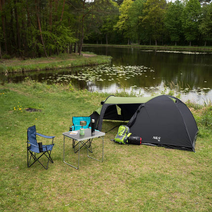 Cort de camping, 2 persoane, ușor, rezistent la apă
