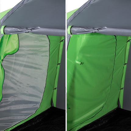 Cort de camping – 4 persoane, rezistent la apă, Configurare ușoară