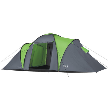 Cort de camping – 4 persoane, rezistent la apă, Configurare ușoară