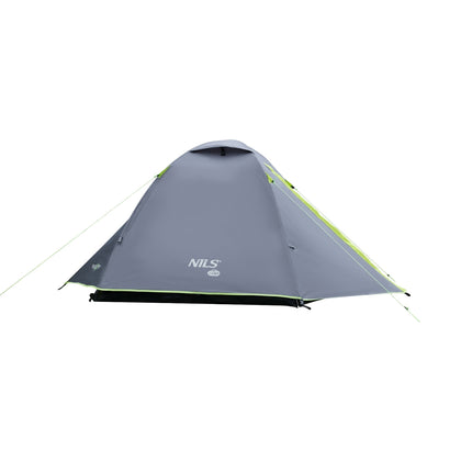 Cort de camping, gri închis, 4 persoane, rezistent la apă