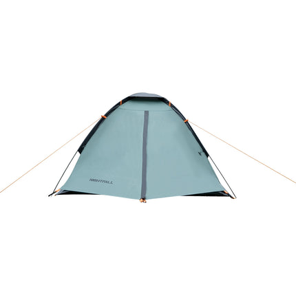 Cort de camping, verde, căderea nopții, 2 persoane