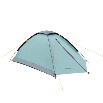 Cort de camping, verde, căderea nopții, 2 persoane
