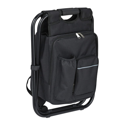 Scaun de camping pliabil negru