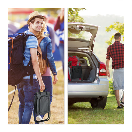 Scaun de camping cu geanta frigorifica