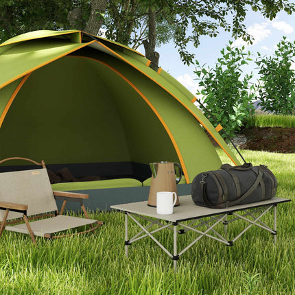Masă de camping Masă pliabilă cu blat rulant Masă de grădină cu cadru în X din aluminiu Masă laterală ușoară pentru 2 persoane Masă pliabilă pentru grădină balcon camping 95 x 55cm kaki |