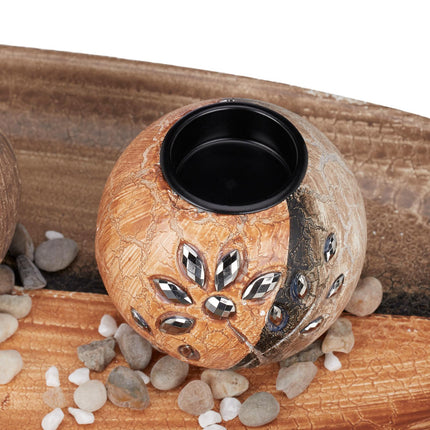 Candle holder with tealight holder