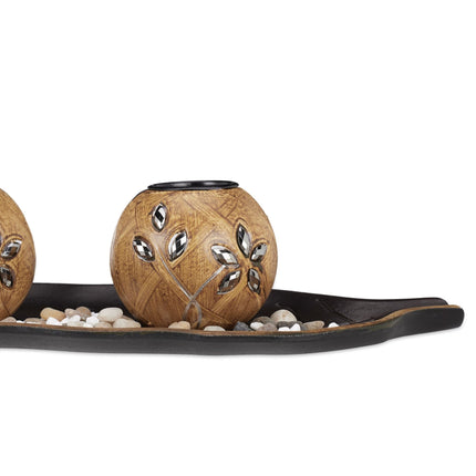 Candle holder with tealight holder