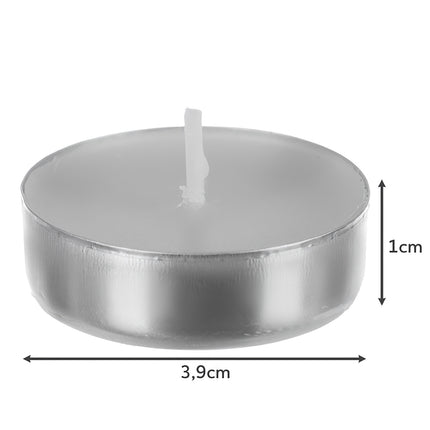 Candles / tea lights 3h - set of 100 pcs