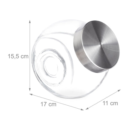 Set de 3 pahare bomboane 1,5 L