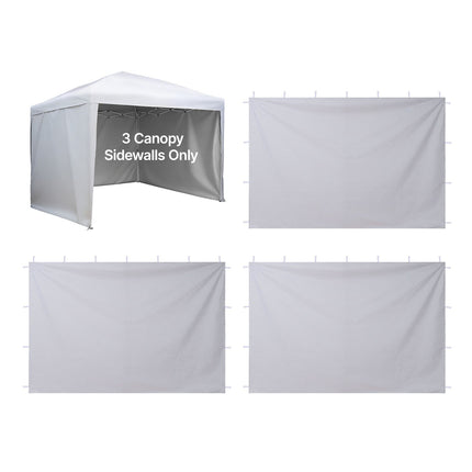 Canopy Sidewalls for 10x10 Pop-Up Tent, 3 Panels White