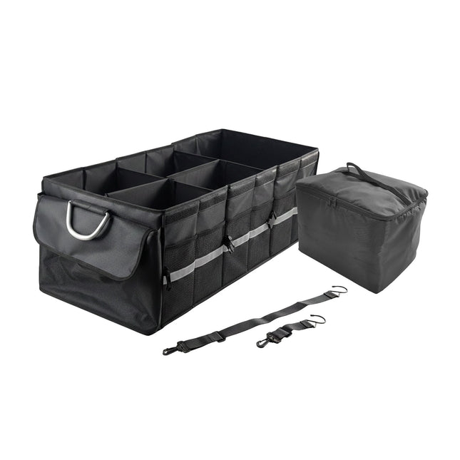 Organizator de portbagaj auto cu geantă frigorifică izolată