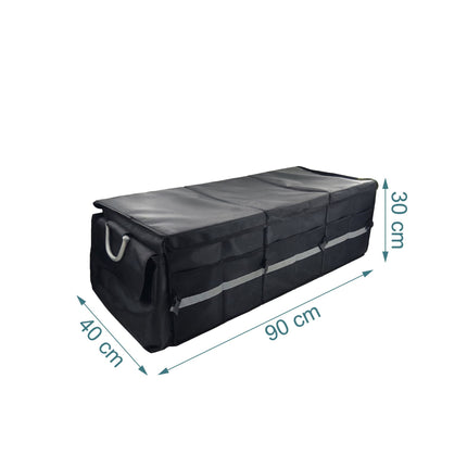 Organizator de portbagaj auto cu geantă frigorifică izolată