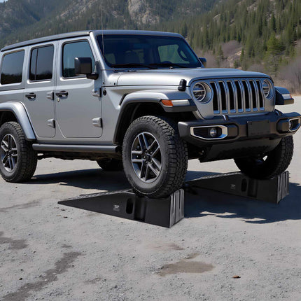 Car Ramps, 2-Pack, 170 mm Lift, 16,000 lb GVW