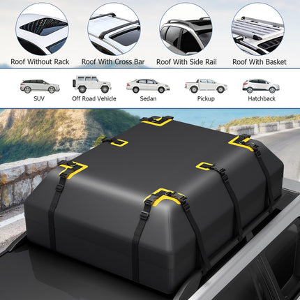 Geantă de portbagaj pentru acoperiș auto 600L, impermeabilă, fără portbagaj