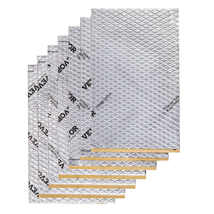 Car Sound Deadening Mat, 80 Mil Butyl, 36 Sq Ft