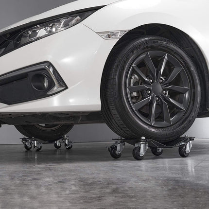 Car Tire Dollies Set of 2, 3000 lb, Locking Casters