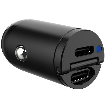 Car charger Mini 2xUSB-C PD 30W