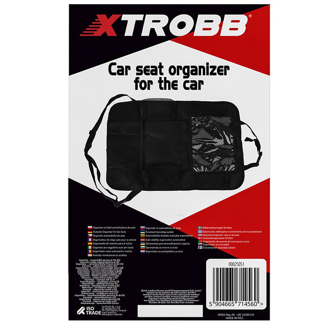 Car seat organizer for Xtrobb car