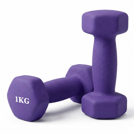 Gantere din fontă cu prindere ergonomică