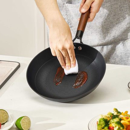 Cast Iron Skillet Set, 3-Piece 8-10-12 in, Detachable Handle