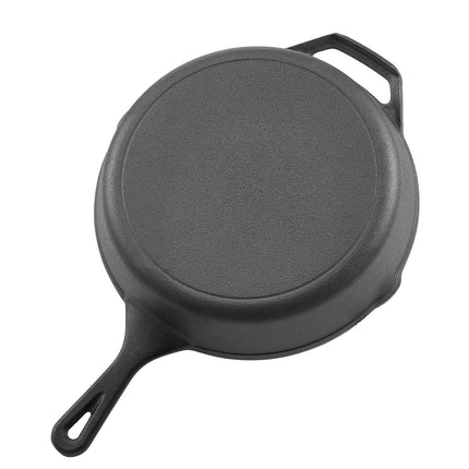 Cast Iron Skillet Set, 4-Piece, Pre-Seasoned, Silicone Grip
