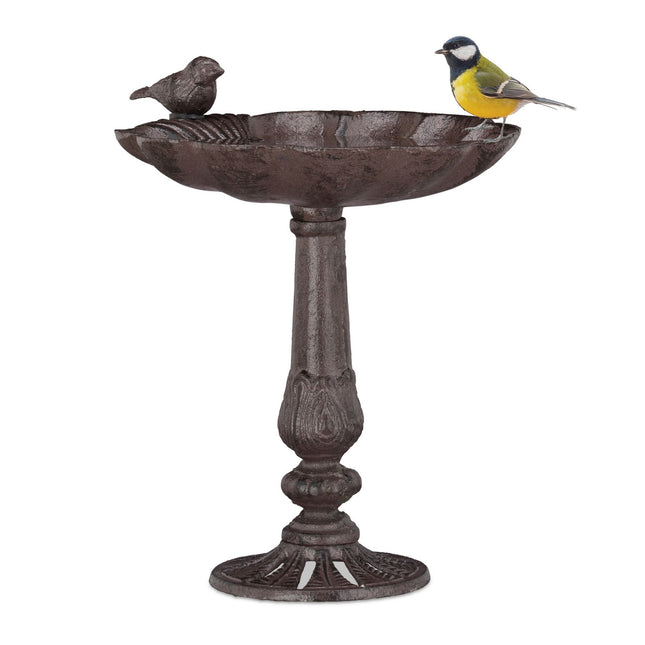 Cast iron bird bath