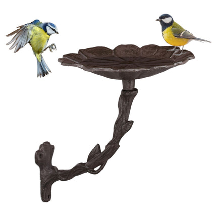Cast iron bird bath